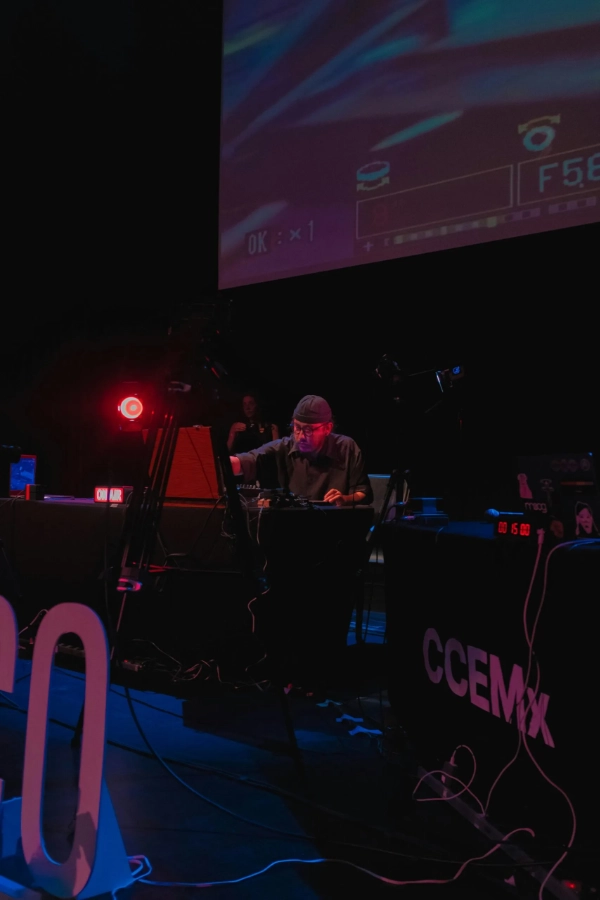 DJ on stage